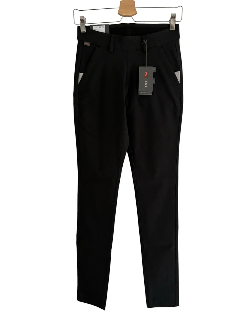 KJUS Ikala Treggings Black Stretch Golf Pants Size US 4 NWT